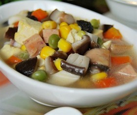 海鲜豆腐煲