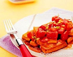 番茄炒豆腐