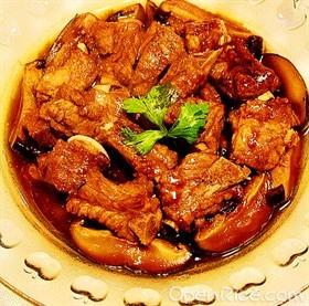 香菇蒸排骨