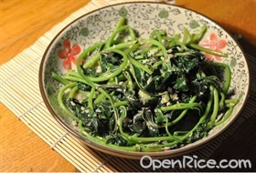 蒜蓉地瓜叶 